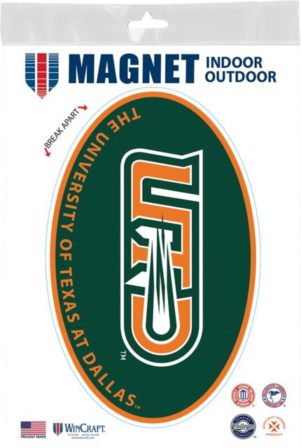 The University of Texas at Dallas 3.5 x 5.5 Oval Magnet