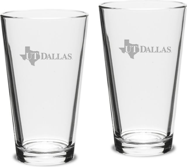 Set of 2 Crystal Mixing Glasses - 16 oz- ONLINE ONLY