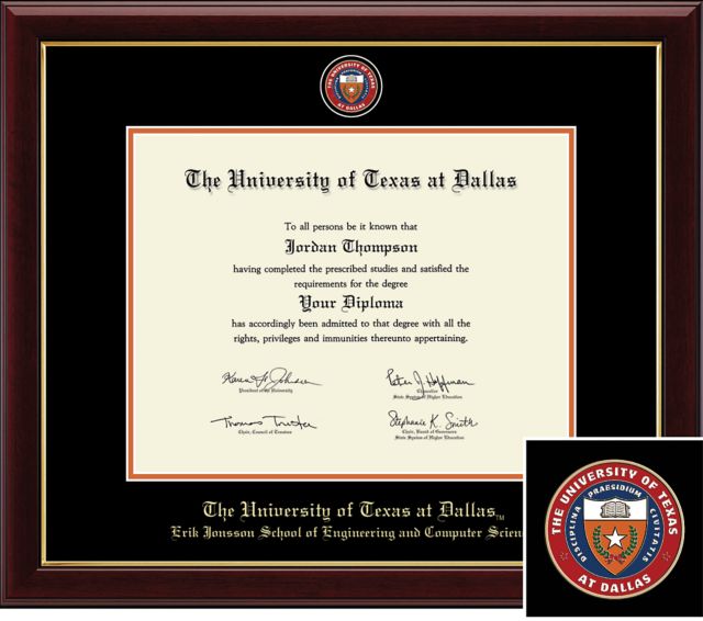 Church Hill Classics Masterpiece Diploma Frame. Engineering & Computer Science. Bachelors, Masters, PhD. - ONLINE ONLY