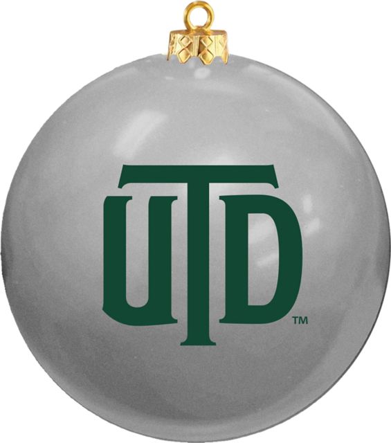 The University of Texas at Dallas Round Shatterproof Ornament