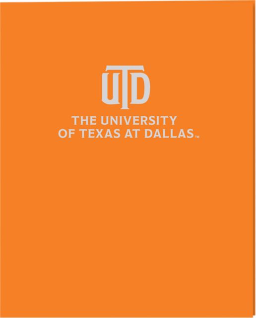 The University of Texas at Dallas 2 Pocket Folder