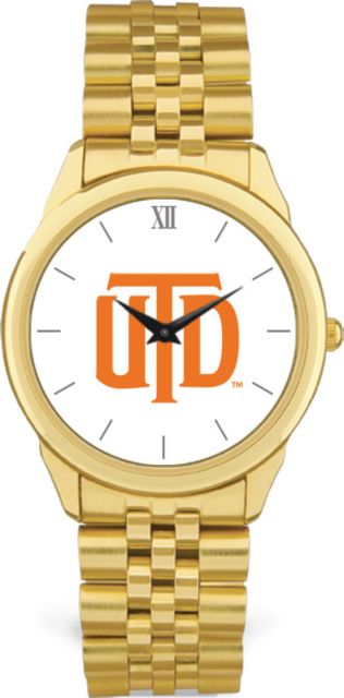 CSI Men's Gold Rolled Link Wristwatch  (Gift Box) With Colored Medallion - ONLINE ONLY