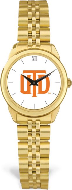 CSI Women's Gold Rolled Link Watch  (Gift Box) With Colored Medallion - ONLINE ONLY