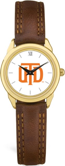 CSI Women's Brown Leather Watch With Colored Medallion - ONLINE ONLY