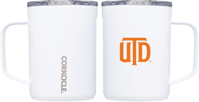 The University of Texas at Dallas 16oz. Corkcicle Mug