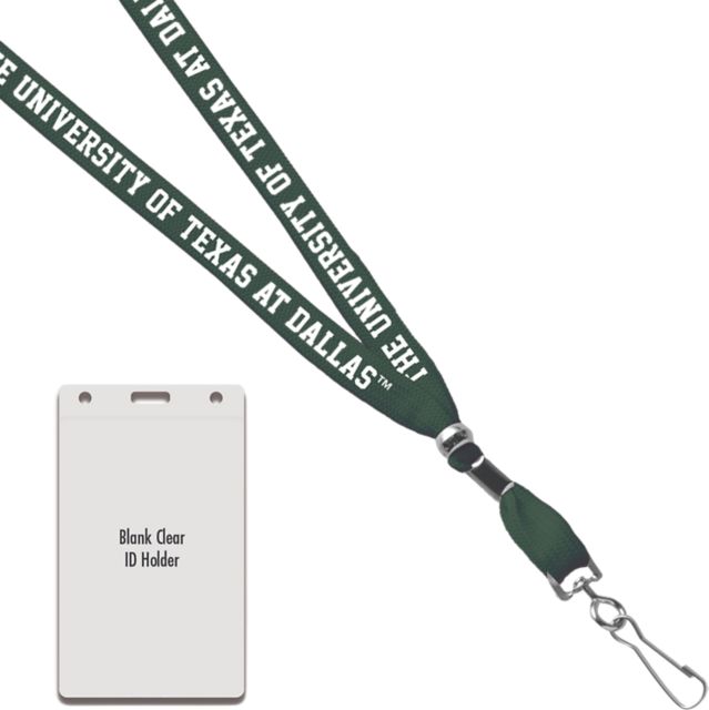 The University of Texas at Dallas Card Dispenser Lanyard