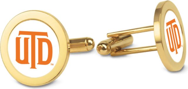 CSI Gold Cufflinks (Gift Boxed) With Colored Medallion - ONLINE ONLY