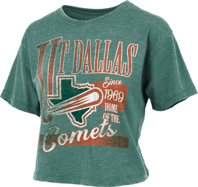 The University of Texas at Dallas Comets Women's Crop Short Sleeve T-Shirt