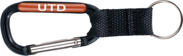 The University of Texas at Dallas Carabiner Keychain