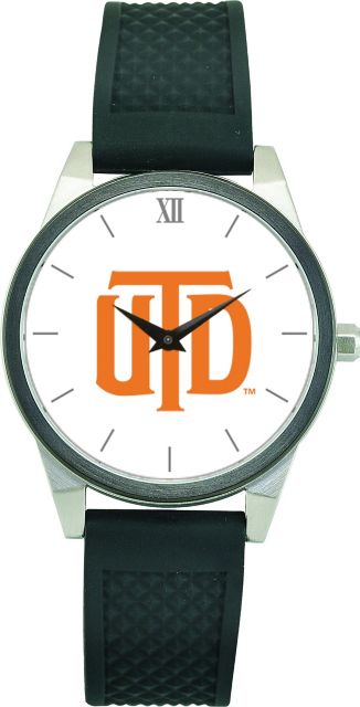 CSI Women's Wristwatch (Gift Boxed) With Black Silicone Strap And Color Medallion. - ONLINE ONLY