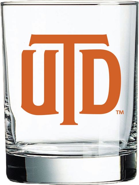 The University of Texas at Dallas 14 oz. Glass