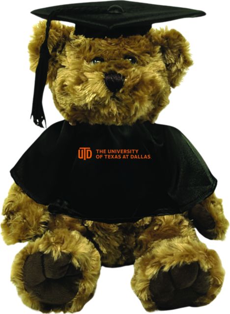 The University of Texas at Dallas Graduation Bear