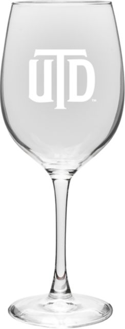The University of Texas at Dallas Wine Glass