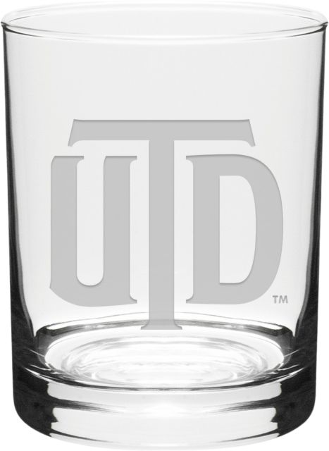 The University of Texas at Dallas 16 oz. Glass