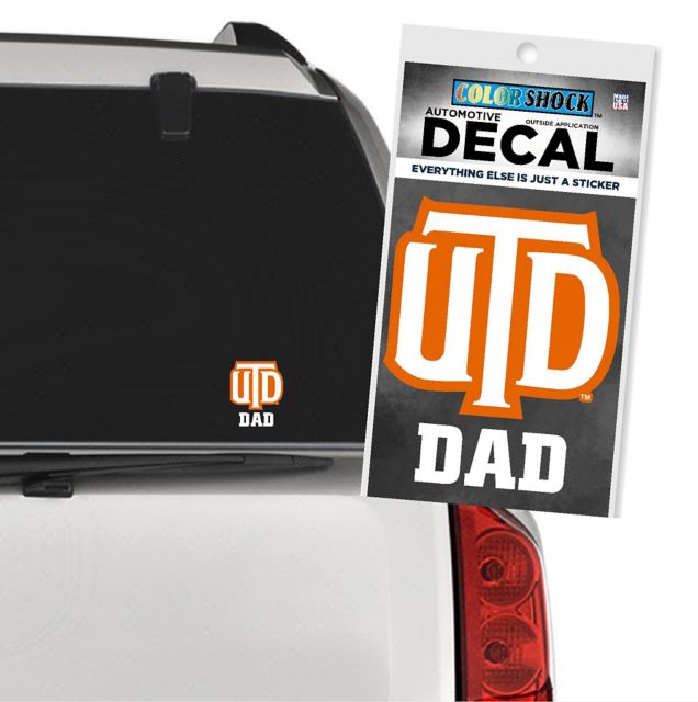 The University of Texas at Dallas Dad Decal