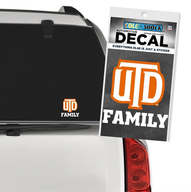 The University of Texas at Dallas Family Decal