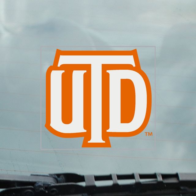 The University of Texas at Dallas Cling Decal