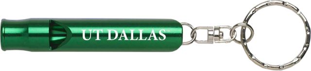 The University of Texas at Dallas Whistle Keychain