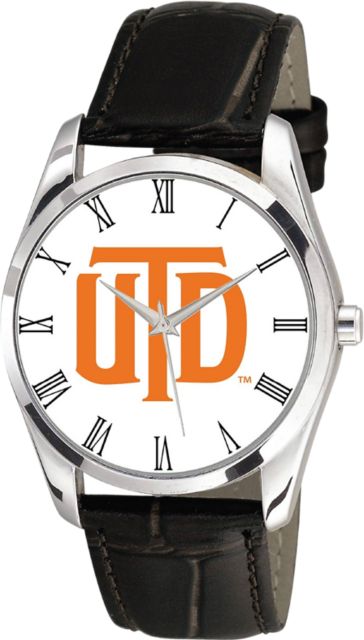 The University of Texas at Dallas 26mm Ladies Leather Watch