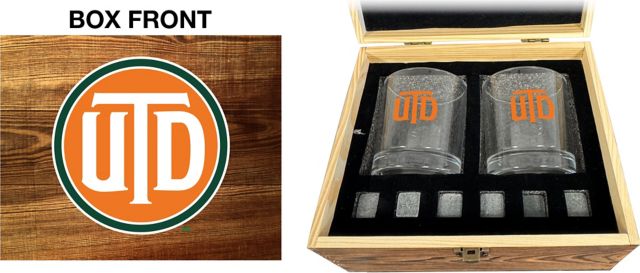 The University of Texas at Dallas Rock Glass Box Set