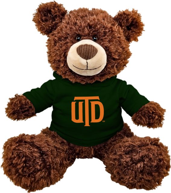 The University of Texas at Dallas 11'' Frizzy Bear with Hood