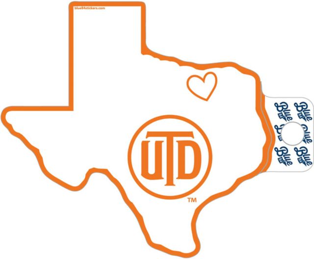 The University of Texas at Dallas Full Size Sticker