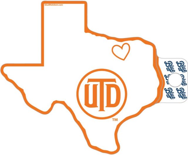 The University of Texas at Dallas Full-Size Sticker