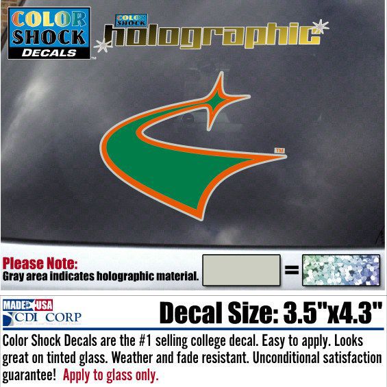 The University of Texas at Dallas Hologram Decal