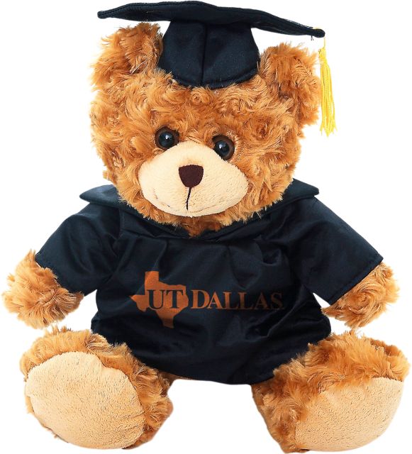 The University of Texas at Dallas 10'' Graduation Bear