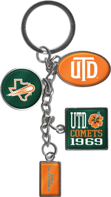 The University of Texas at Dallas Dangle Keychain