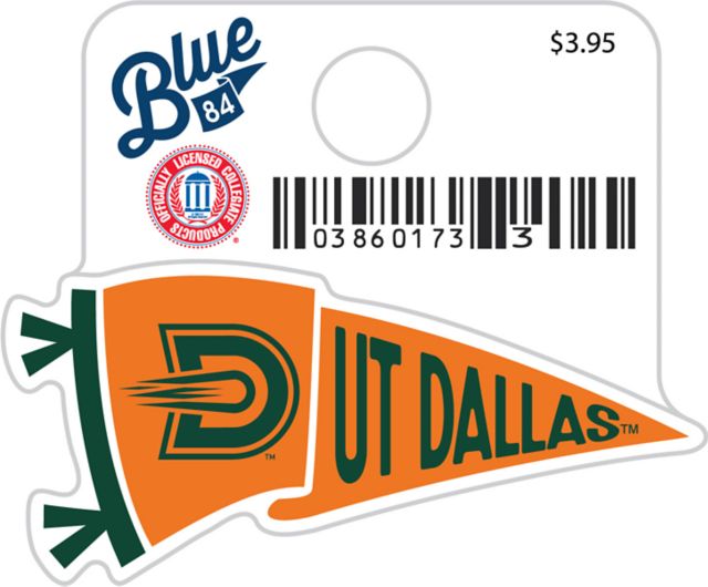 The University of Texas at Dallas Comets Mini Sticker