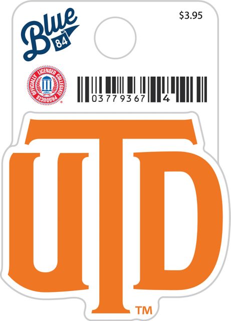 The University of Texas at Dallas Comets Mini Sticker