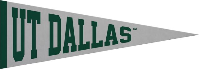 The University of Texas at Dallas Comets 5x15 Pennant