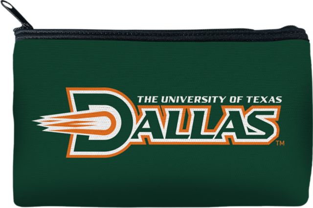 The University of Texas at Dallas Comets Neoprene Zipper Pouch