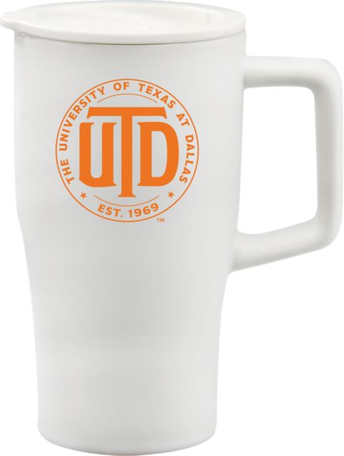 The University of Texas at Dallas 17 oz. Ceramic Travel Mug