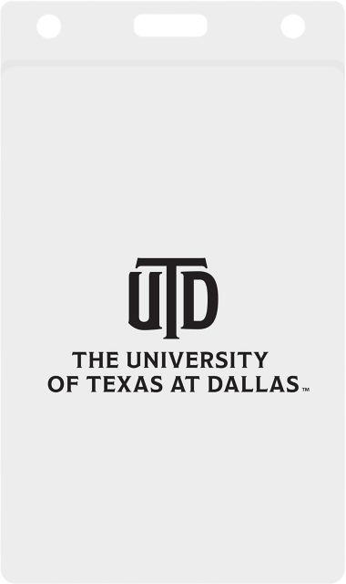The University of Texas at Dallas Thumb Notch Card Guard