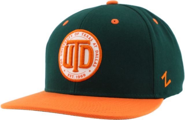 The University of Texas at Dallas Comets Snapback Cap