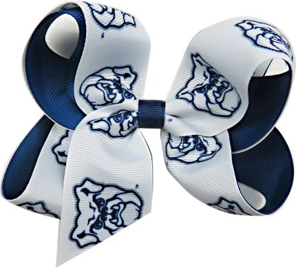 Butler University Child 2-Toned Hairbow
