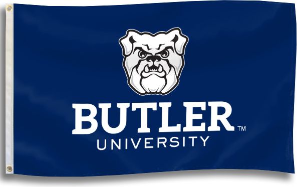 Butler University 3'x5' Two-Sided Durawave Flag