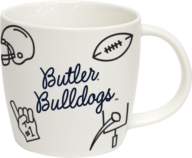 Butler University 18 oz. Football Mug