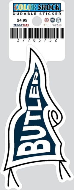 Butler University Durable Sticker