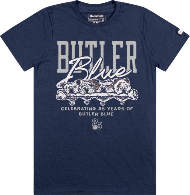 Butler University Butler Blue 25 Years Short Sleeve T-Shirt