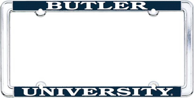 Butler University Thin Rim License Plate Frame