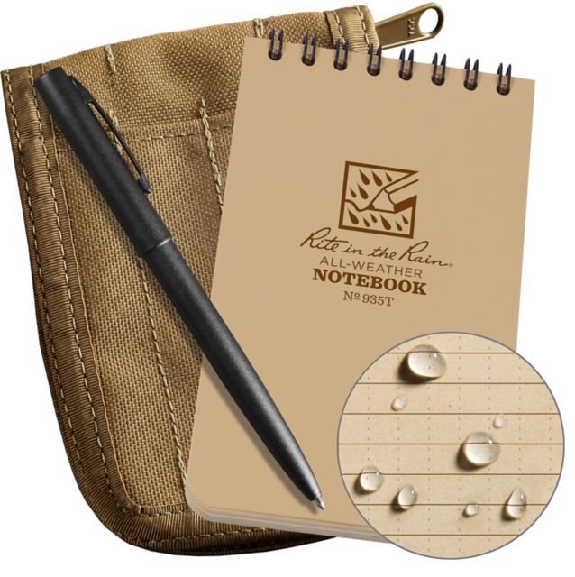 3x5 Top Spiral Notebooks Tan