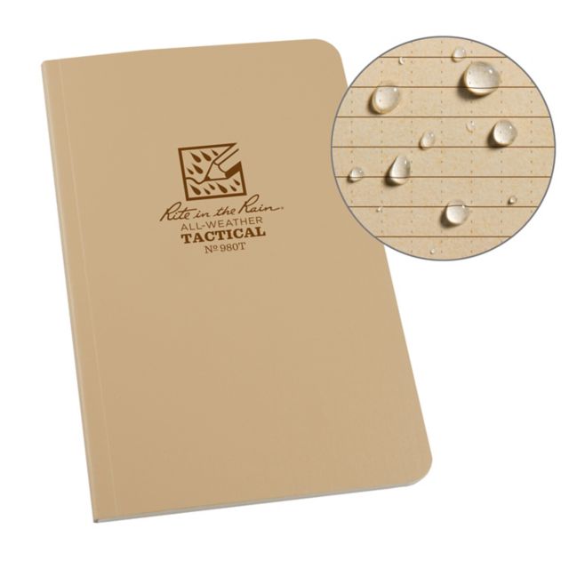 4 5/8 x 7 1/4 Tactical Field Books Tan