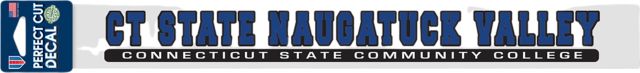CT State Naugatuck Valley 2'' x 17'' Perfect Cut Decal
