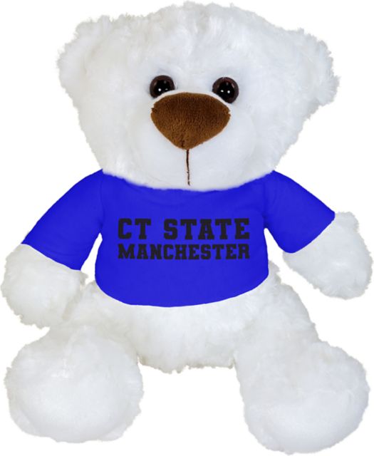 CT State Manchester 10 in. Plush Bear