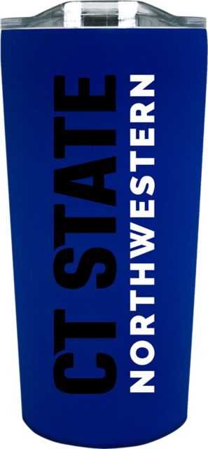 CT State Northwestern 18 oz. Soft Touch Tumbler