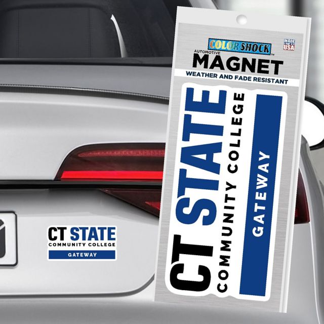 CT State Gateway 4" x 4" Magnet