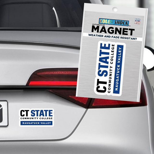 CT State Naugatuck Valley 4" x 4" Magnet